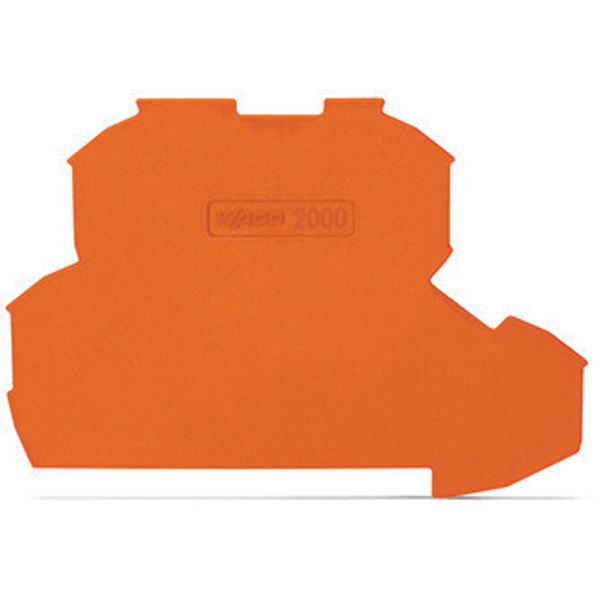 End plate 0.7 mm thick orange image 1