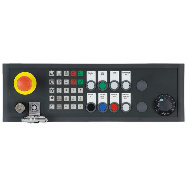 SINUMERIK Push Button Panel MPP 483 IEH-S26 Connection Industrial Ethernet with connection for HT 8 Customer-specific variant based on 6FC5303-1AF10-8AA0 image 1