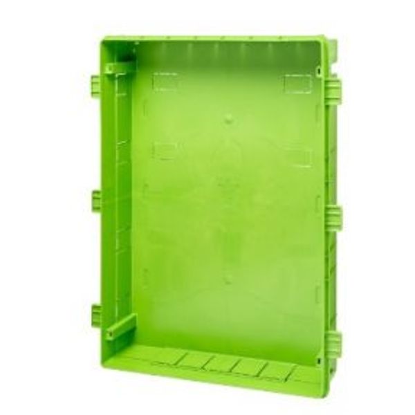 BACK BOX FOR 40 CDKI GREEN WALL FLUSH MOUNTING DISTRIBUTION BOARD 24 (12X2) MODULES - FOR PLASTERBOARD WALLS image 1