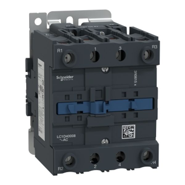 TeSys Deca contactor , 4P(2 NO + 2 NC) , AC-1 = 440V, 60 A 220V AC 50/60 Hz coil image 2