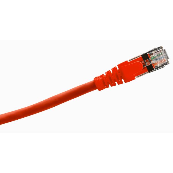 Patch cord RJ45 category 6A S/FTP shielded LSZH red 3 meters image 3