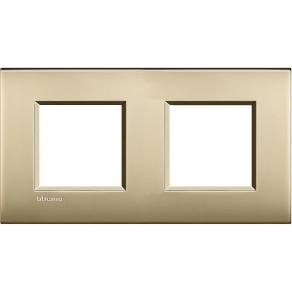 LL - COVER PLATE 2X2P 71MM GOLD MAT image 2