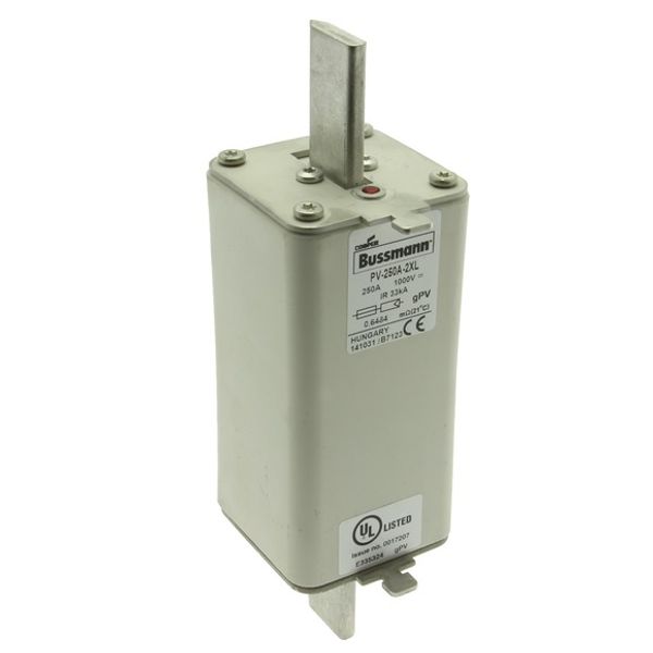 Fuse-link, high speed, 200 A, DC 1500 V, 2XL, 61 x 205 mm, gPV, IEC, UL, with indicator image 2