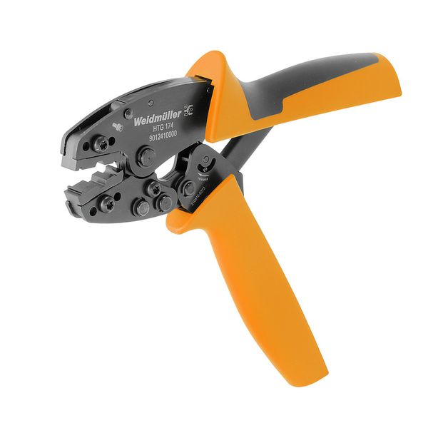 Crimping tool, Coaxial connector, Hexagonal crimp image 1