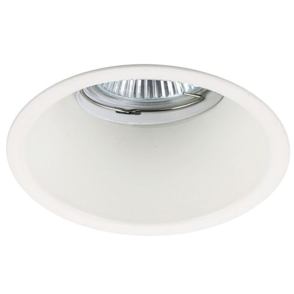 APOLO movable round white recessed spotlight image 1