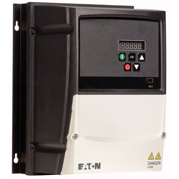Variable frequency drive, 230 V AC, 1-phase, 10.5 A, 2.2 kW, IP66/NEMA 4X, Radio interference suppression filter, Brake chopper, 7-digital display ass image 5