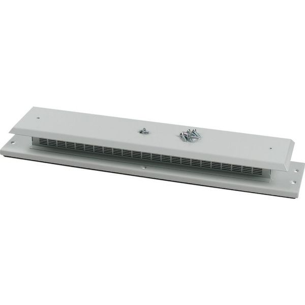 Top plate for OpenFrame, ventilated, W=425mm, IP31, grey image 6