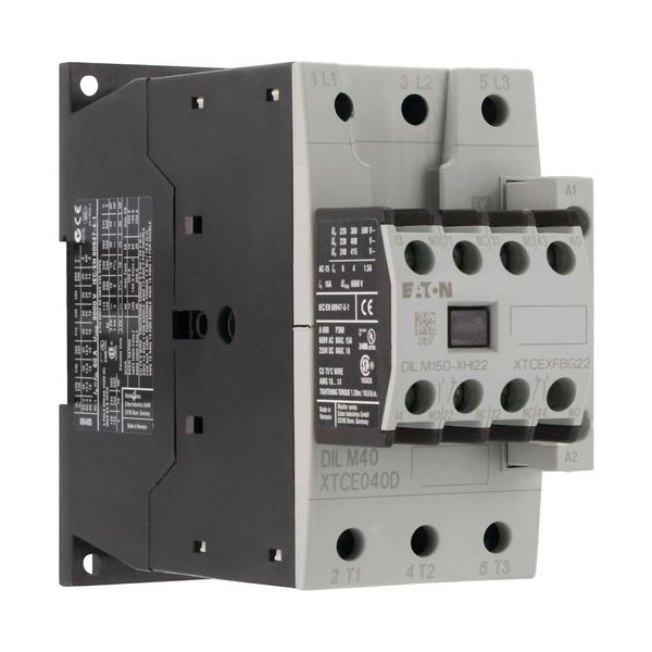 Contactor, 380 V 400 V 18.5 kW, 2 N/O, 2 NC, 230 V 50/60 Hz, AC operation, Screw terminals image 14
