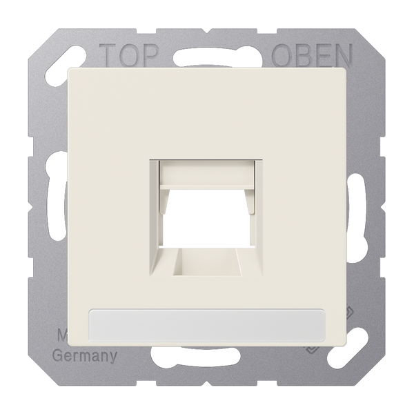 Centre plate for MJ IF f. 1 socket A1569-15NAWE image 1