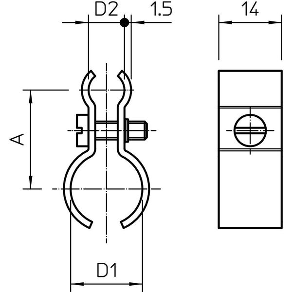 1020 18-28 G Tensioning wire clip for cable 4-9 mm 19-28mm image 2