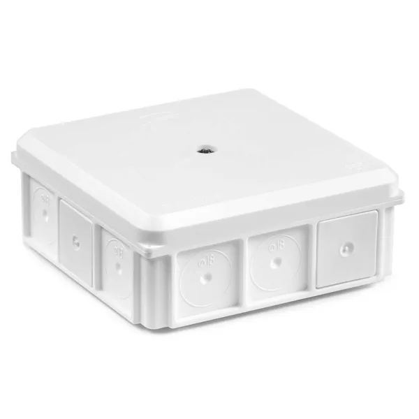 Surface junction box NSW90x90 white image 1