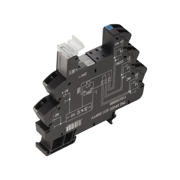 Relay socket, IP20, 120 V UC ±10 %, Rectifier, 2 CO contact , 10 A, Te image 1