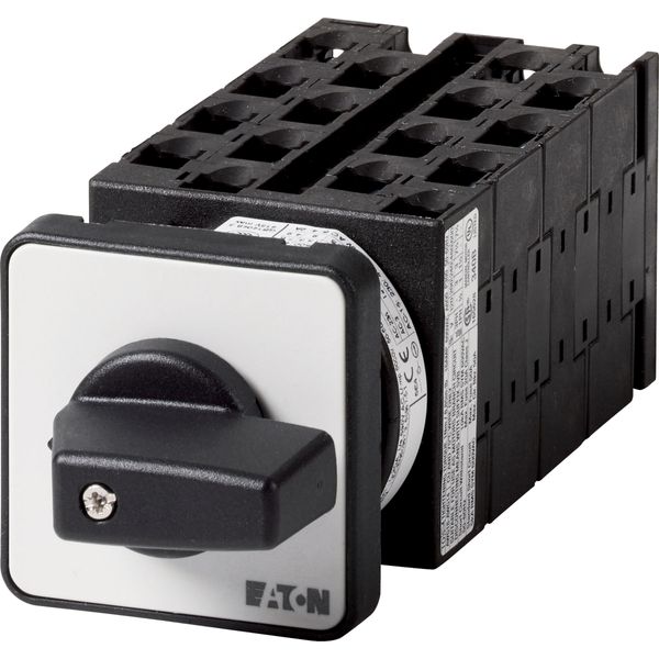 Step switches, T0, 20 A, flush mounting, 8 contact unit(s), Contacts: 16, 45 °, maintained, Without 0 (Off) position, 1-4, Design number 8477 image 10