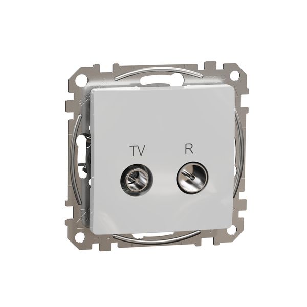 TV/R Socket intermediate 10db, Sedna, Aluminium image 4