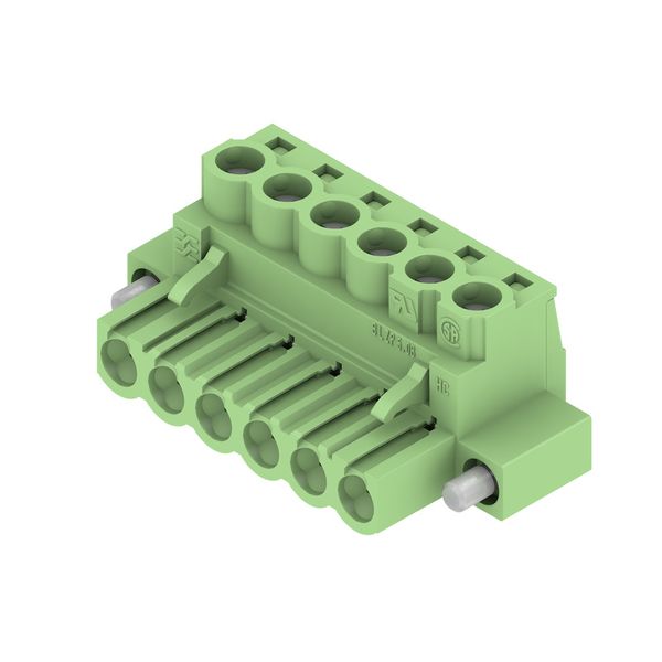 PCB plug-in connector (wire connection), 5.08 mm, Number of poles: 6,  image 2