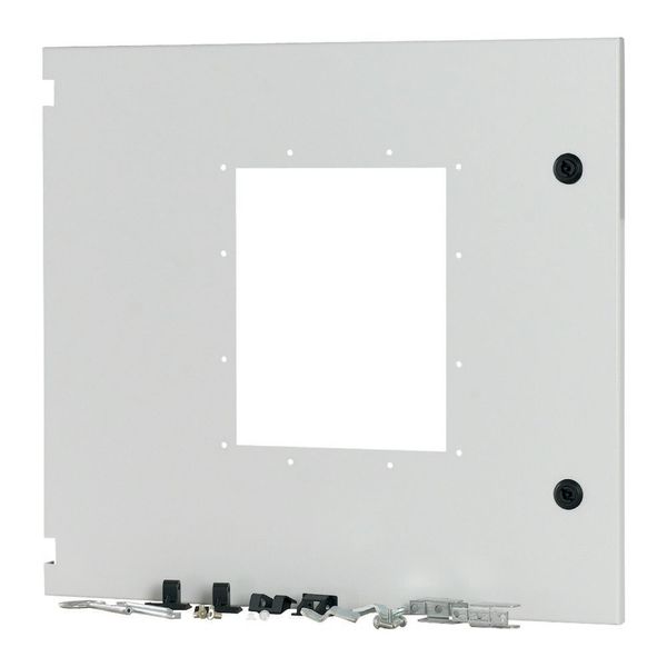 Front door for IZMX16, fixed, HxW=550x600mm, IP55, grey image 3