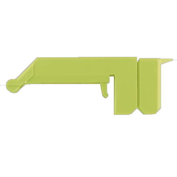 Terminal cover, Polyamide 66, Light green, Height: 85 mm, Width: 31 mm image 1