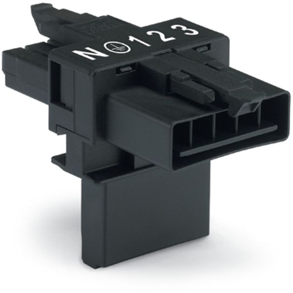 T-distribution connector 5-pole Cod. A black image 3