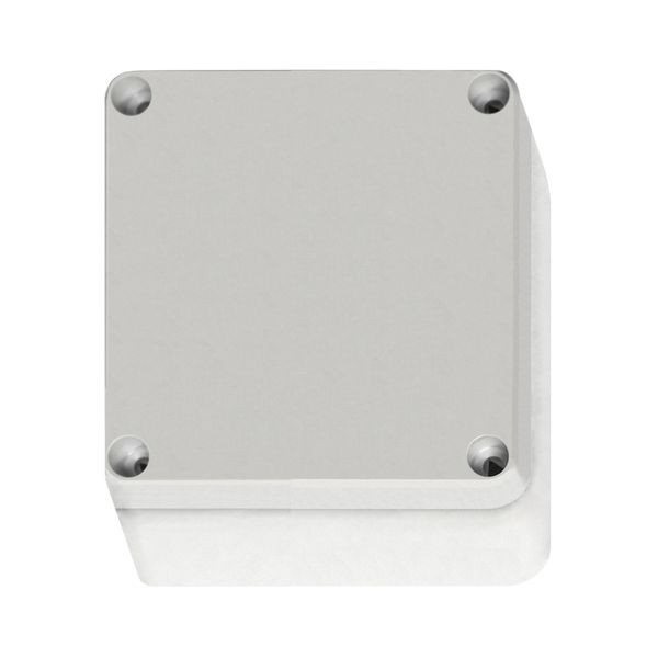 Enclosure ABS, grey cover, 130x130x75 mm, RAL7035 image 2