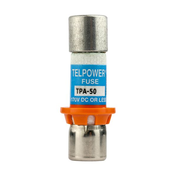 Eaton Bussmann series TPA telecommunication fuse, Indication pin, Orange ring for correct fuse position, 170 Vdc, 15A, 100 kAIC, Non Indicating, Current-limiting, Ferrule end X ferrule end image 5