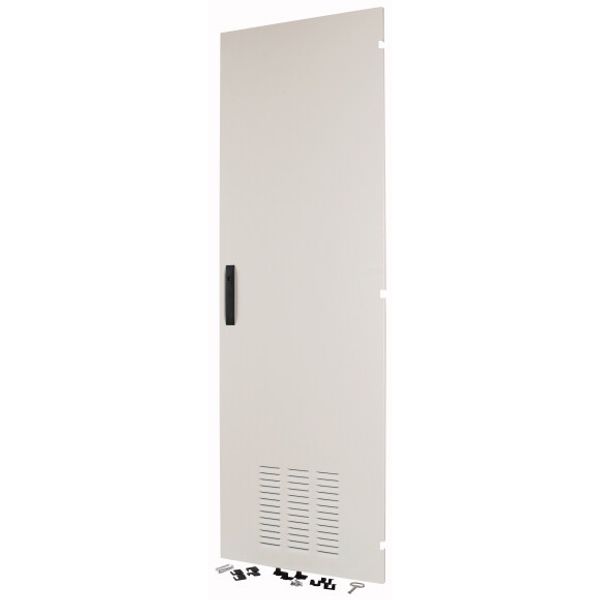 Cable area door, ventilated, IP42, MCC, right, HxW=2000x600mm, grey image 1