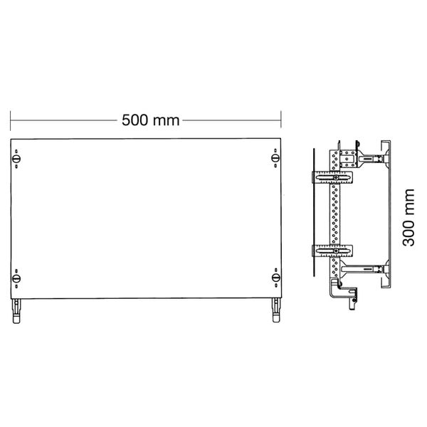 ED62MA Mounting plate 300 mm x 500 mm x 200 mm , 000 , 2 image 7