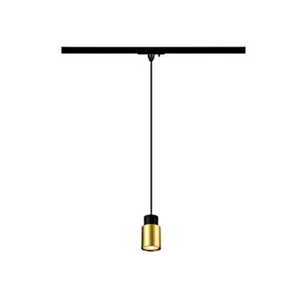 PURI 2.0 Tube 1~ pendant lamp GU10 max. 1x 6W bl/ gold image 1