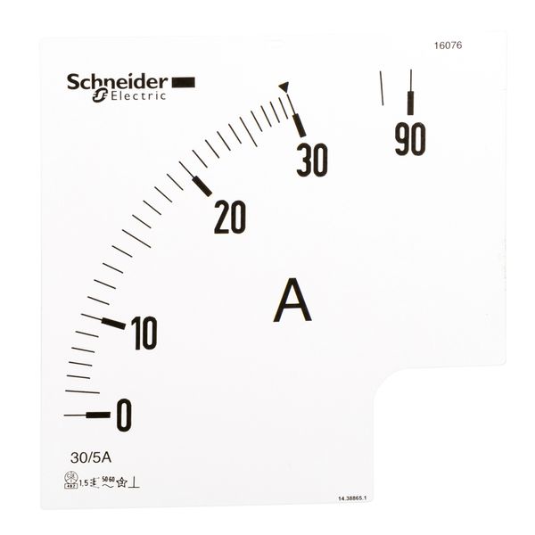 ammeter dial Power Logic - 3 In - ratio 200/5A image 3