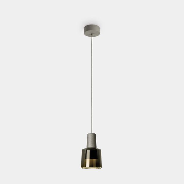 Pendant Khoi Surfaced LED 19.5W 3000K Cement grey 907lm image 1