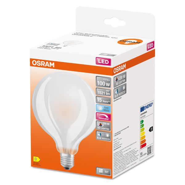 LED SUPERSTAR PLUS CLASSIC GLOBE FILAMENT 11W 940 Frosted E27 image 6