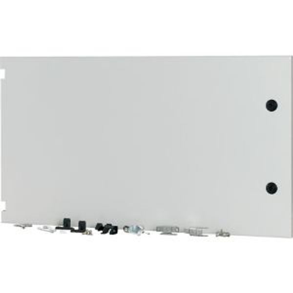 Section wide door, closed, HxW=450x800mm, IP55, grey image 4