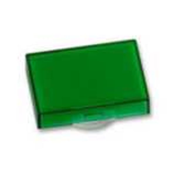 Pushbutton, illuminated, rectangular, IP65, green for LED only image 2