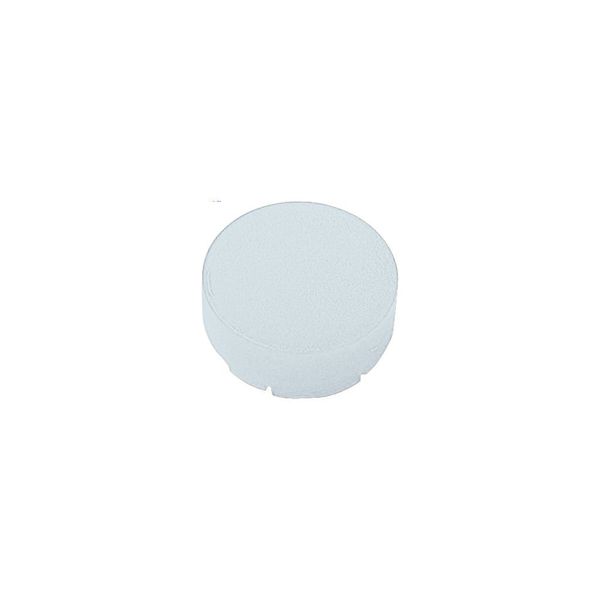 Button lens, raised white, blank image 5