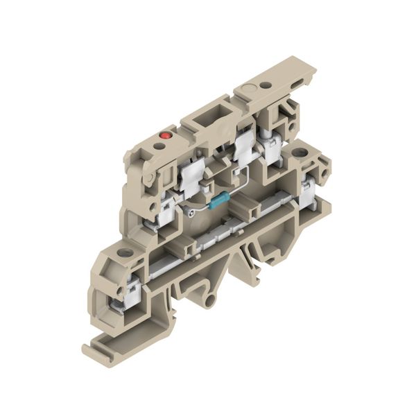 Fuse terminal, Screw connection, 4 mm², 70 V, 6.3 A, G-Si. 5 x 20, dar image 2