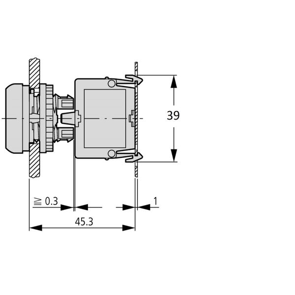 NC contact block nase mtg cage clamp image 2