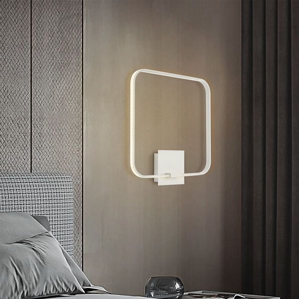 LED quad wall light ↔ 35 cm aluminum image 2