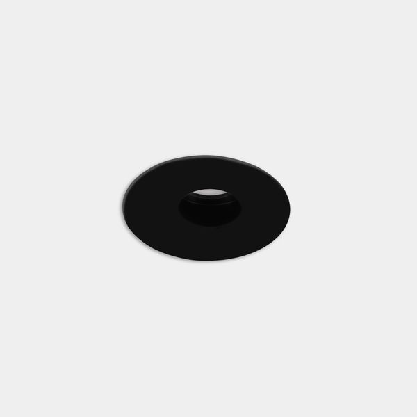 Downlight Play Pinhole Mini Round Fixed 3.2W LED warm-white 3000K CRI 80 27.9º Black IP54 312lm image 1
