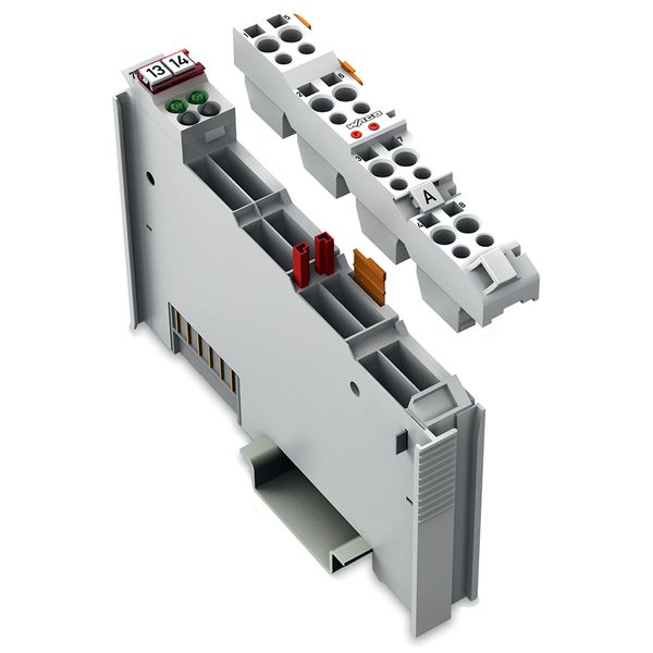2-channel relay output module AC 125 V, DC 30 V light gray image 3