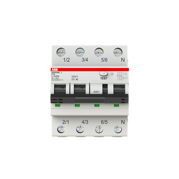 DS203NC L C13 AC30 Residual Current Circuit Breaker with Overcurrent Protection image 3