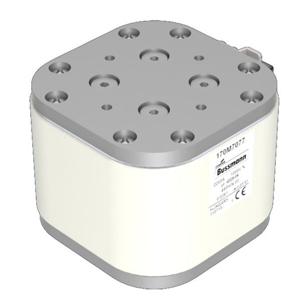 Fuse-link, high speed, 2100 A, AC 1500 V, size 4, 120 x 105 x 125 mm, aR, IEC, single indicator image 2