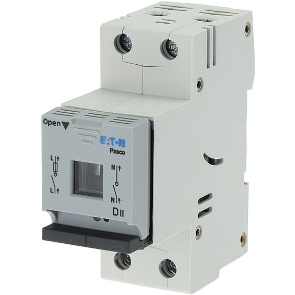 Fuse switch-disconnector, LPC, 16 A, service distribution board mounting, 1 pole, 16A fuse integrated image 5