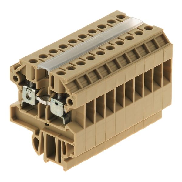 Feed-through terminal block, Screw connection, 2.5 mm², 800 V, 24 A, N image 1