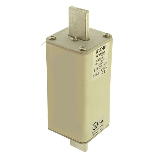 Fuse-link, high speed, 400 A, DC 1000 V, 3L, 75 x 91 x 205 mm, gPV, UL, IEC, with indicator image 11