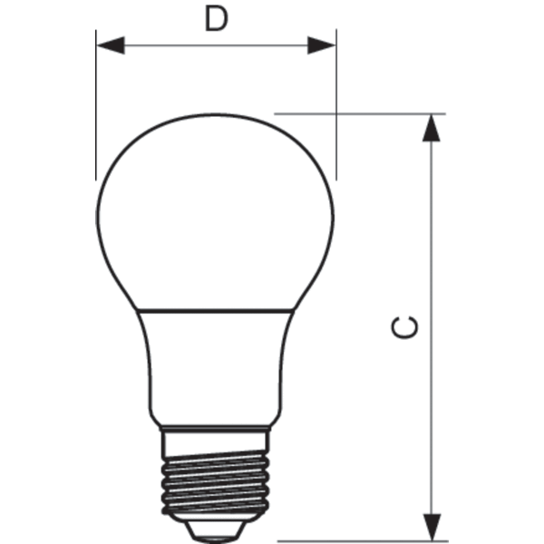 CorePro LED bulb ND 7.5-60W A60 E27 865 image 2