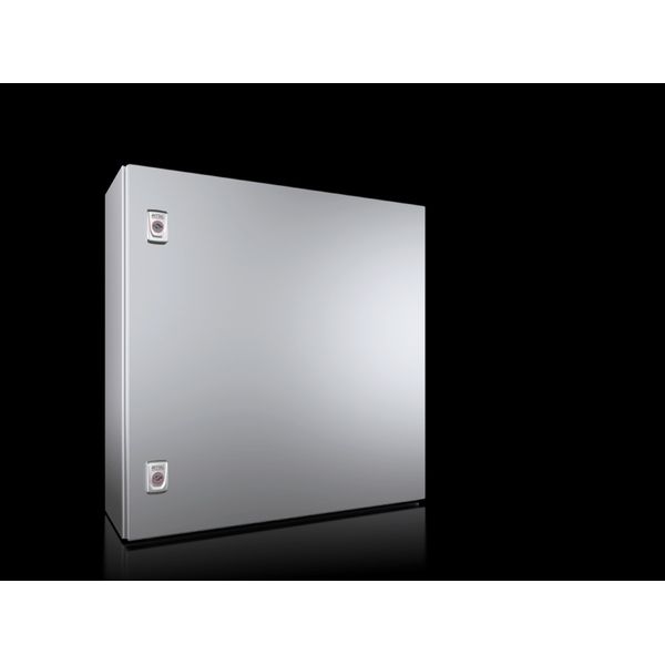 AX Compact enclosure, WHD: 600x600x210 mm, stainless steel 1.4404 image 1