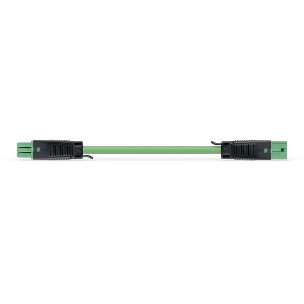 pre-assembled interconnecting cable Eca Socket/plug green image 1