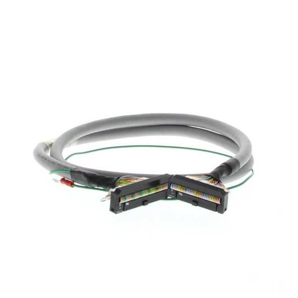 I/O connection cable, CJ1M-CPU2x or CJ2M-MD21x to XW2B-**J6-8A/9A, for SmartStep/Junma, 1 m XW2Z0177C image 1