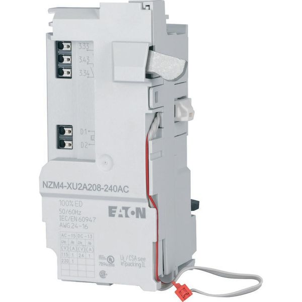 Undervoltage release for NZM4, configurable relays, 2NO, 208-240AC, Push-in terminals image 16