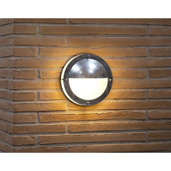 Malte Wall light Galvanized E27 IP54 (21841031) image 3