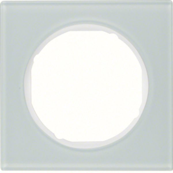 Frame 1gang, R.3, glass p. white image 1